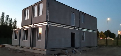 Модульная блокированный дом на 2 семьи Ташкент